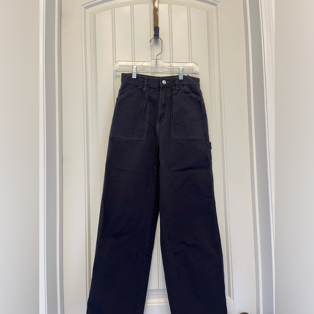 Black cargo pants